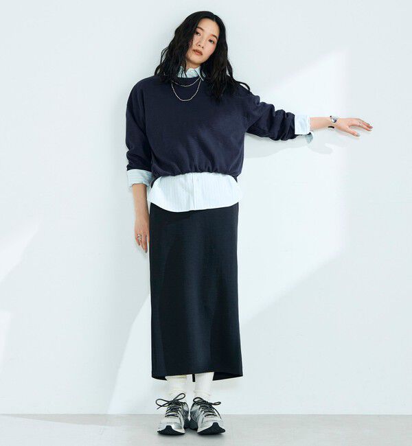 fredy emue「裾インゴムブークレープルオーバー」|Tシャツ・カットソー|