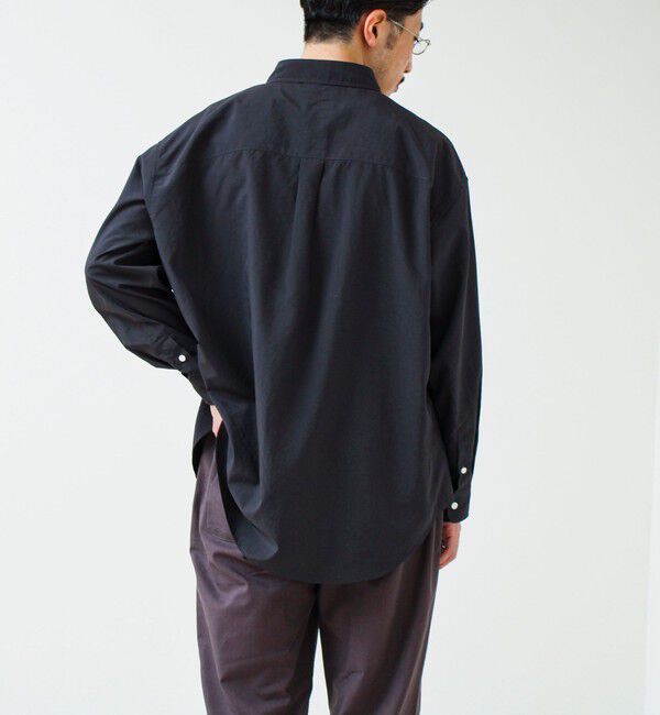 GLOSTER「【ニューベーシック】ワッシャーポプリンシャツ ロングスリーブ」|シャツ・ブラウス|