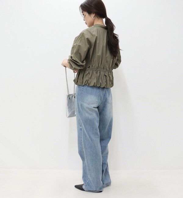 fredy emue「クロップドバルーン前開きブラウス」|シャツ・ブラウス|