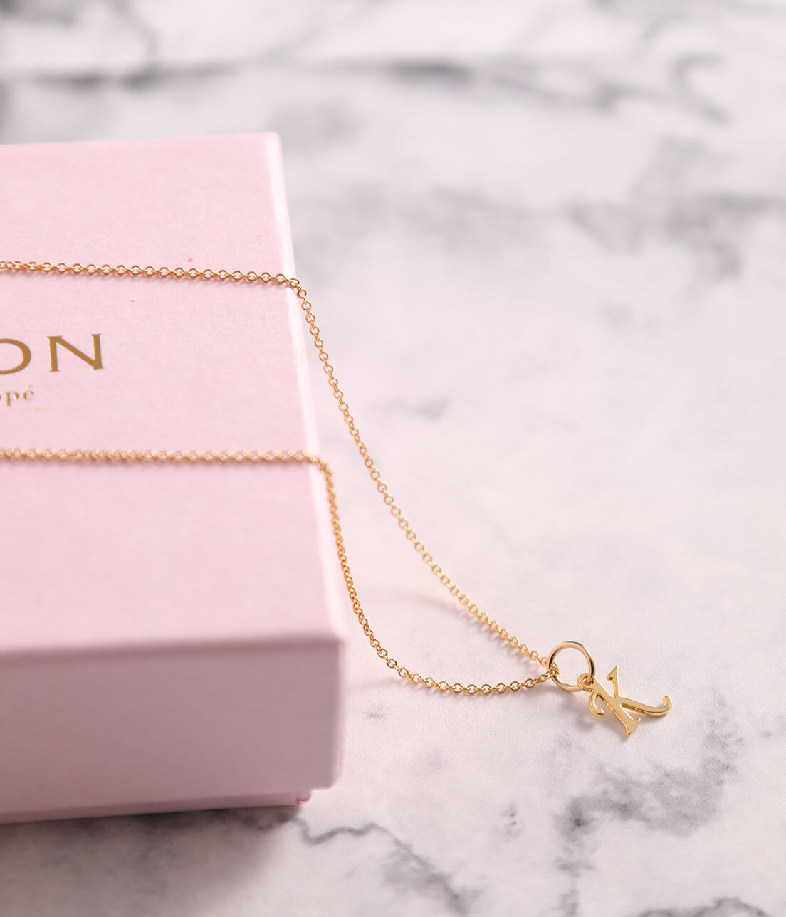 SALON adam et rope'「【SALONオリジナルBOX付き】14KGFあずきチェーンネックレス」|ネックレス|ブラック系(03)