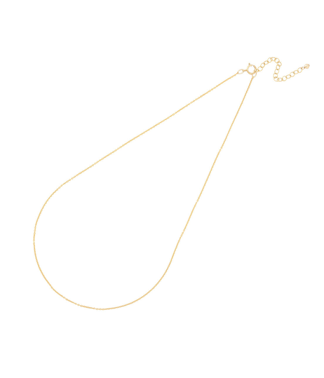 SALON adam et rope'「【SALONオリジナルBOX付き】14KGFあずきチェーンネックレス」|ネックレス|