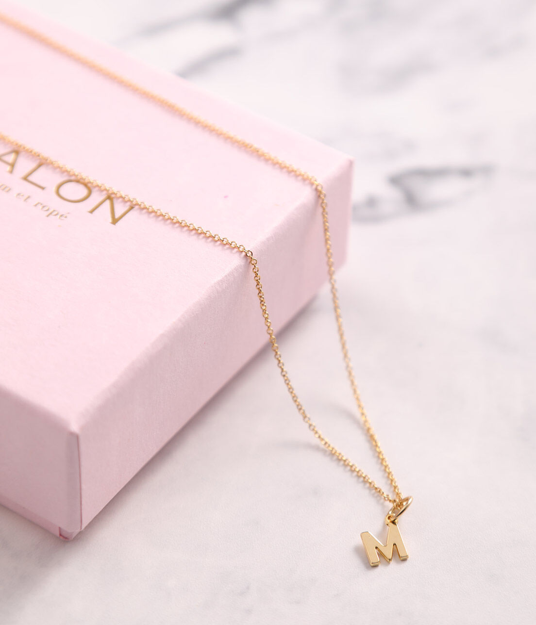 SALON adam et rope'「【SALONオリジナルBOX付き】14KGFあずきチェーンネックレス」|ネックレス|