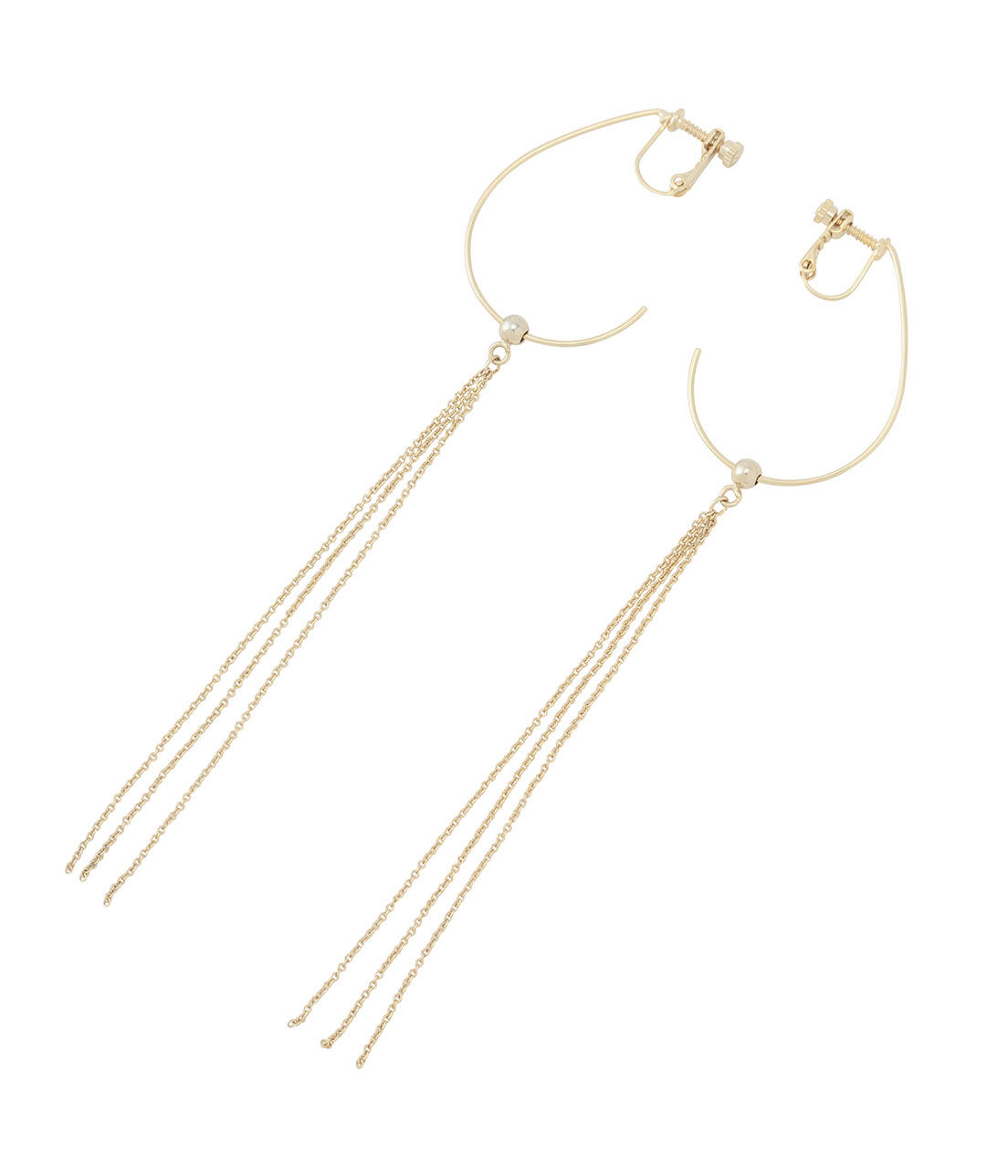 SALON adam et rope'「【SALONオリジナルBOX付き】14KGFドロップイヤリング」|イヤリング|