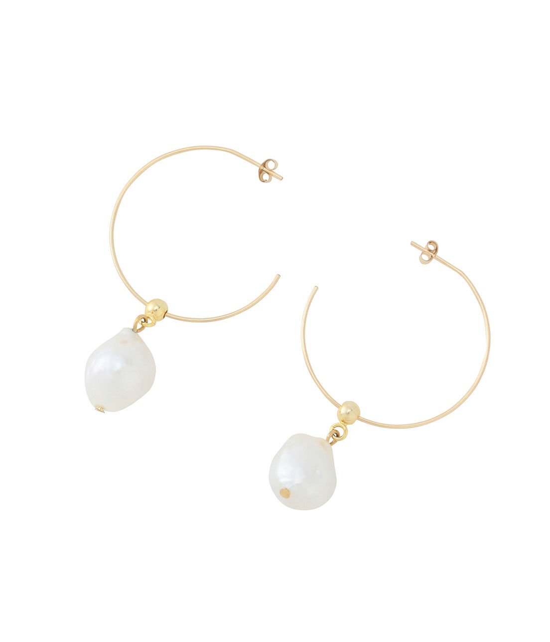 SALON adam et rope'「【SALONオリジナルBOX付き】14KGFフープピアス」|ピアス|