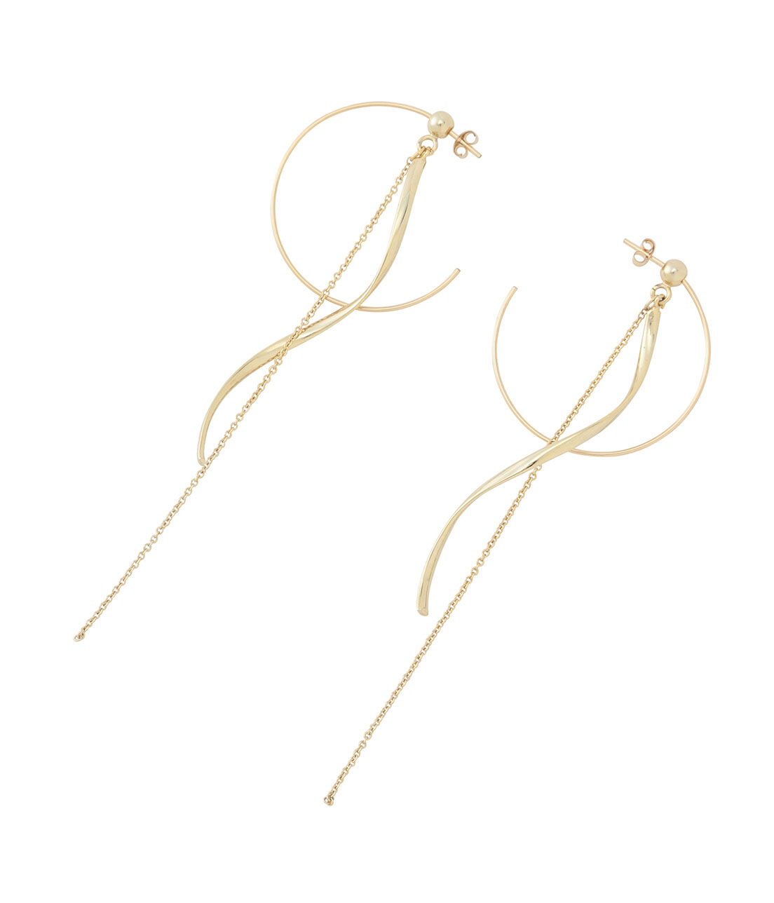 SALON adam et rope'「【SALONオリジナルBOX付き】14KGFフープピアス」|ピアス|