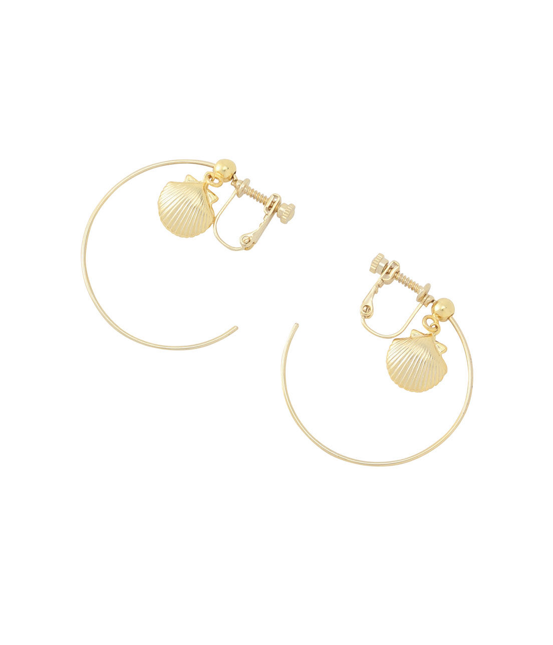 SALON adam et rope'「【SALONオリジナルBOX付き】14KGFフープイヤリング」|イヤリング|