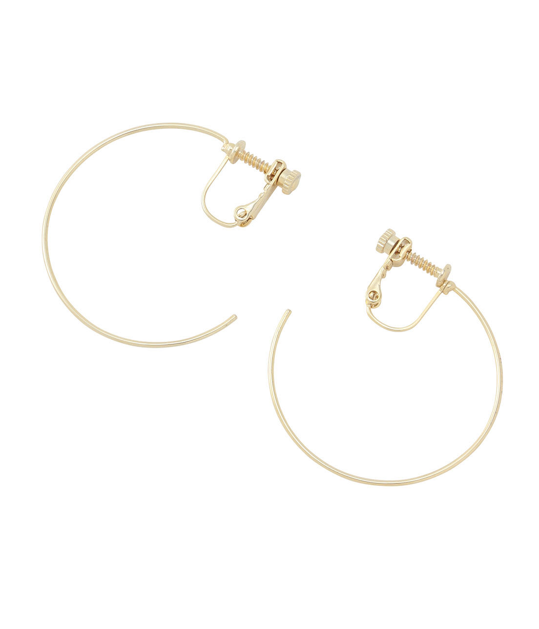 SALON adam et rope'「【SALONオリジナルBOX付き】14KGFフープイヤリング」|イヤリング|