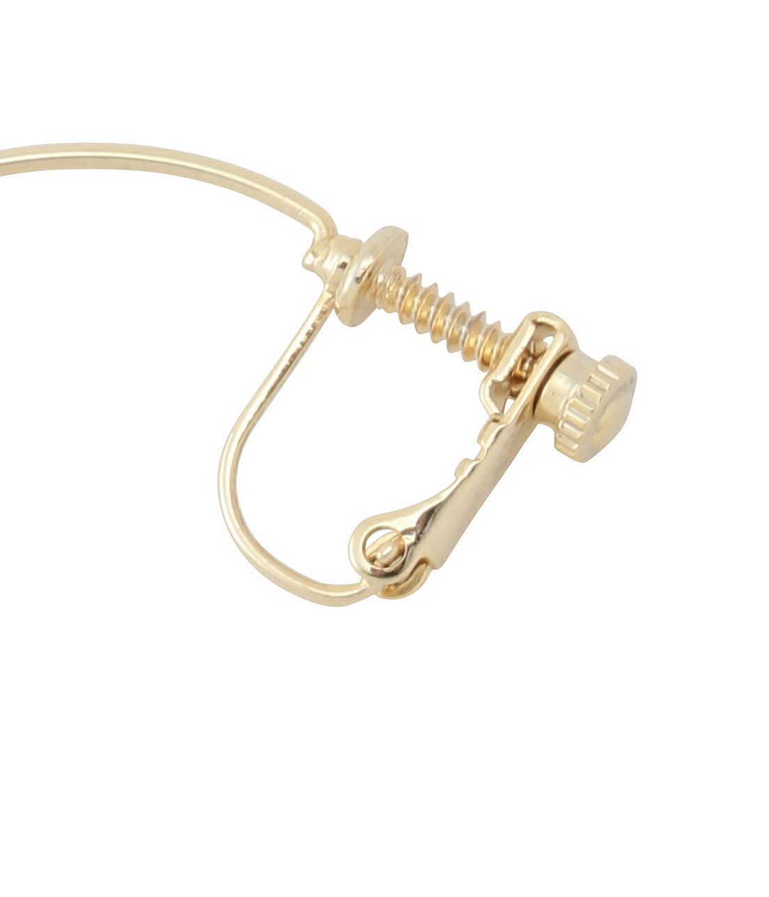 SALON adam et rope'「【SALONオリジナルBOX付き】14KGFフープイヤリング」|イヤリング|