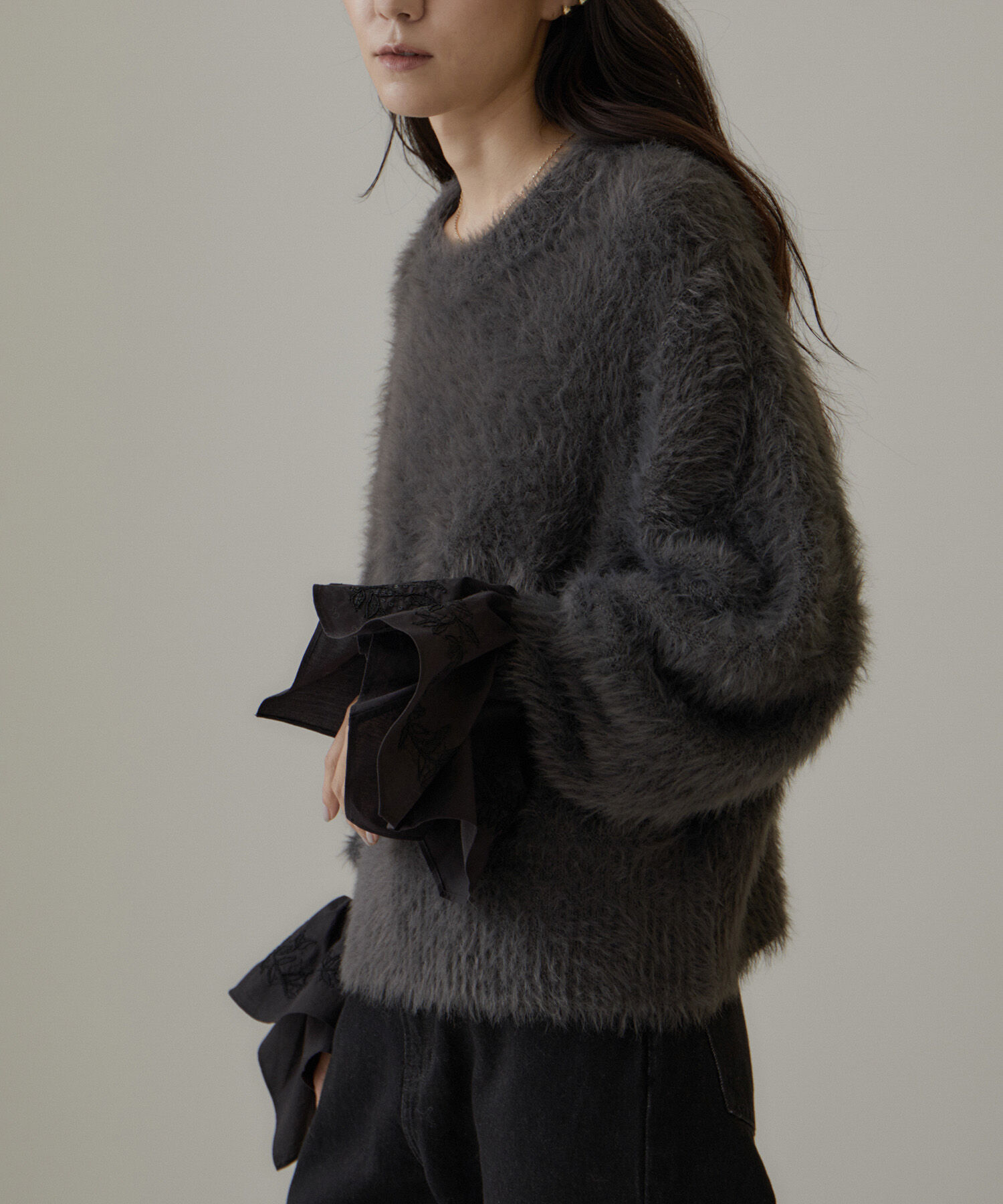 SALON adam et rope'「エンブロイダリーカフス（付け袖）」|手袋|