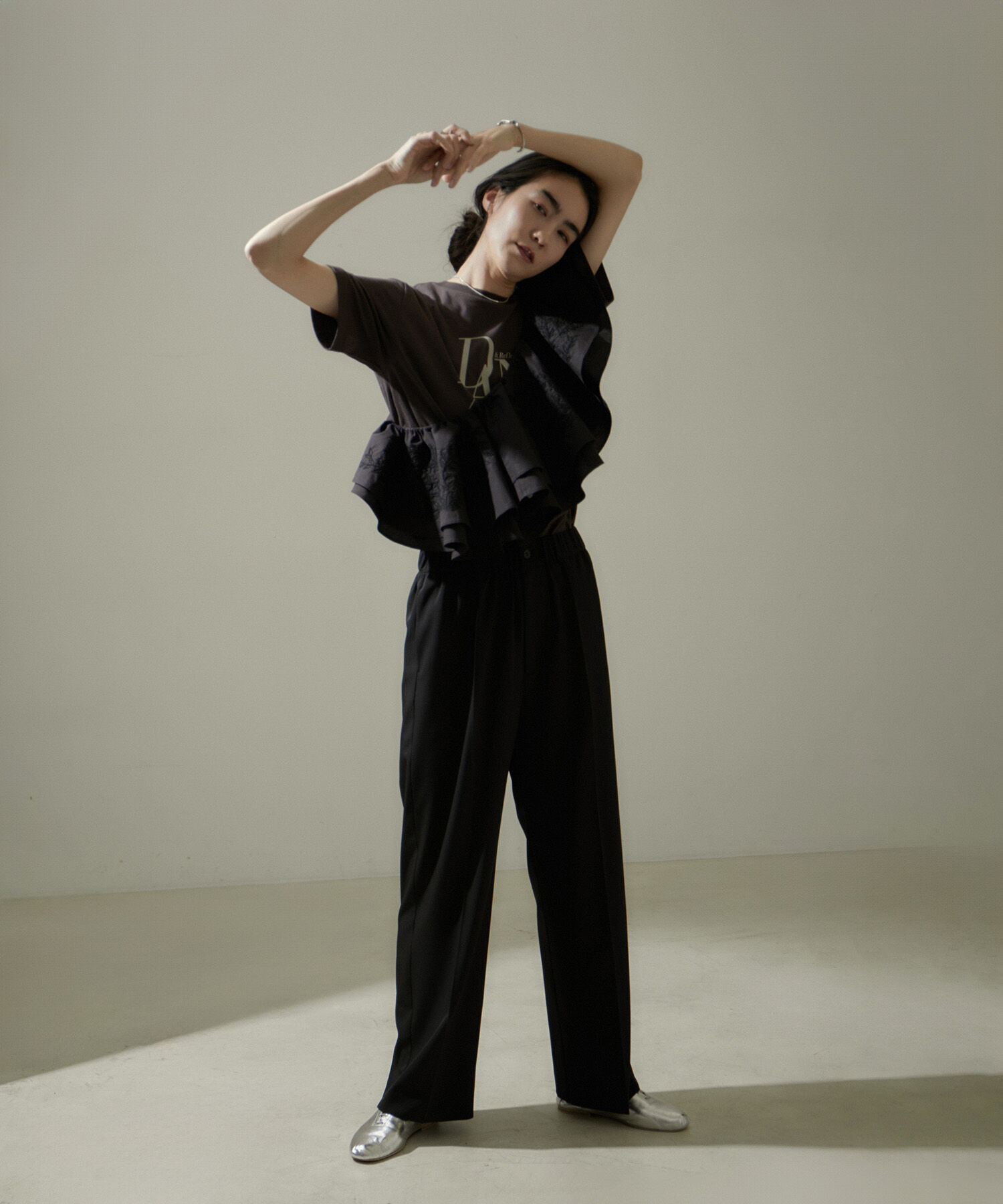 SALON adam et rope'「エンブロイダリーラッフルストール/付け襟」|ストール|