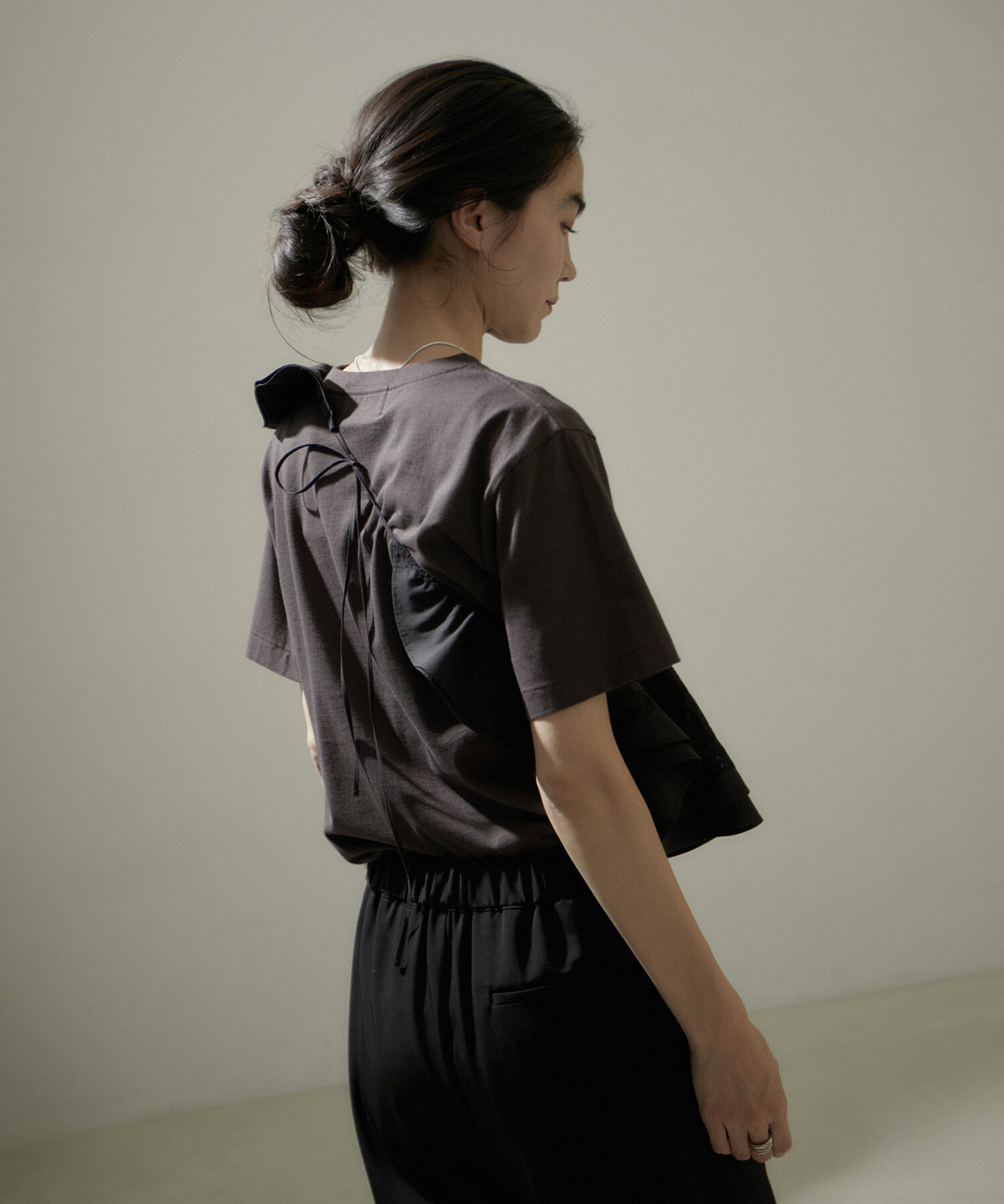 SALON adam et rope'「エンブロイダリーラッフルストール/付け襟」|ストール|