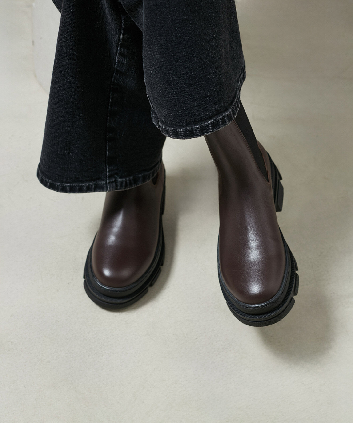 SALON adam et rope'「【SALONオリジナル】ベルドームアンブレラ（ツートンカラー）」|傘|