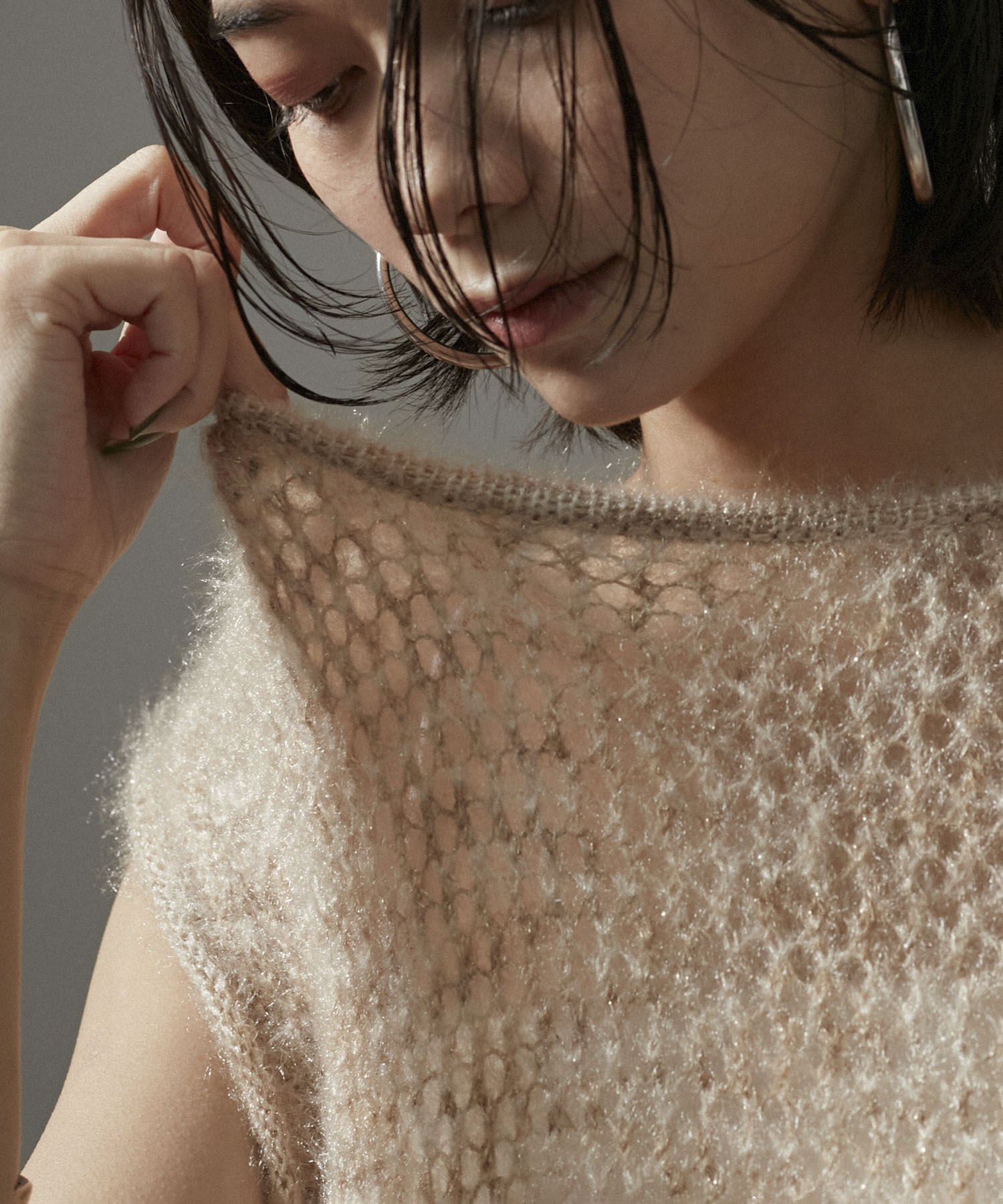 SALON adam et rope'「【WEB限定】フラッフィシアー2WAYワンピース」|ワンピース|