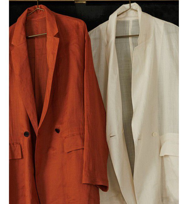 SALON adam et rope'「ラミーシアージャケット［UVケア・洗える・サイズ展開・今から秋まで］」|テーラードジャケット|