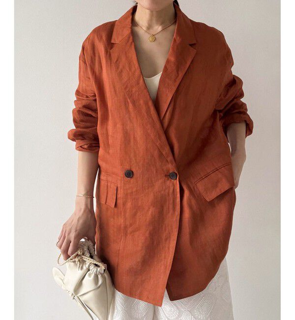 SALON adam et rope'「ラミーシアージャケット［UVケア・洗える・サイズ展開・今から秋まで］」|テーラードジャケット|