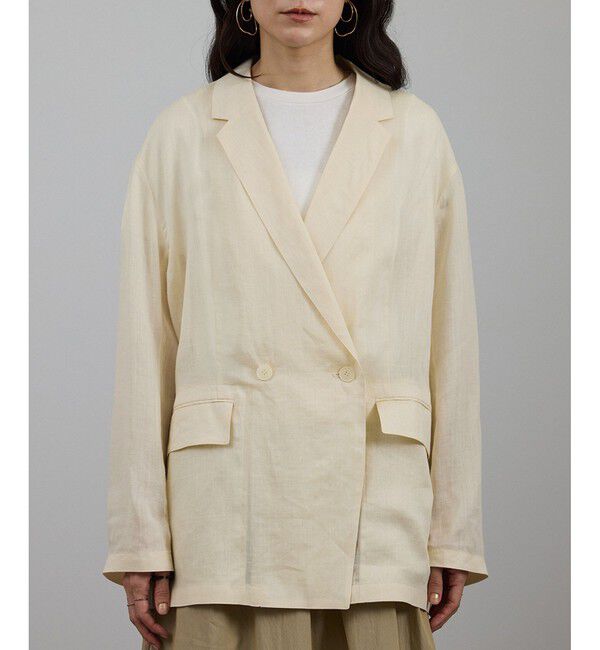 SALON adam et rope'「ラミーシアージャケット［UVケア・洗える・サイズ展開・今から秋まで］」|テーラードジャケット|