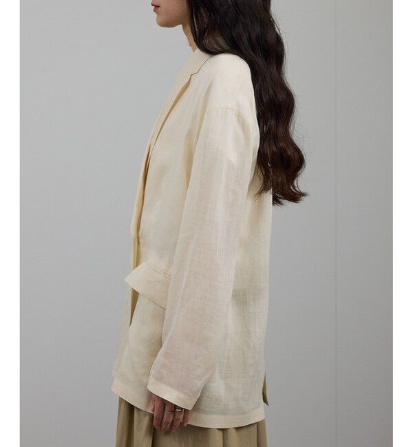 SALON adam et rope'「ラミーシアージャケット［UVケア・洗える・サイズ展開・今から秋まで］」|テーラードジャケット|