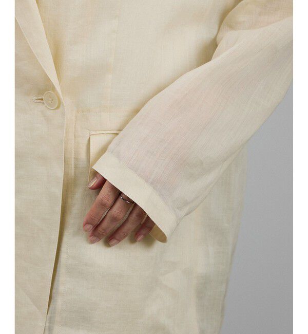 SALON adam et rope'「ラミーシアージャケット［UVケア・洗える・サイズ展開・今から秋まで］」|テーラードジャケット|