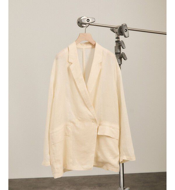 SALON adam et rope'「ラミーシアージャケット［UVケア・洗える・サイズ展開・今から秋まで］」|テーラードジャケット|