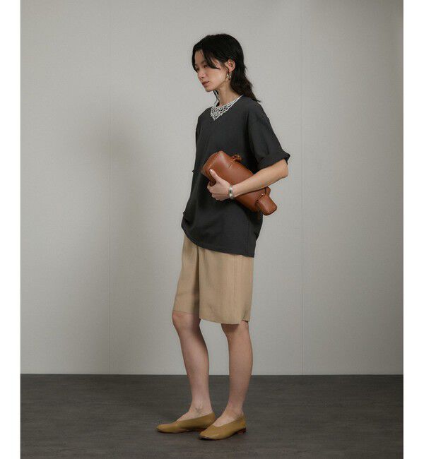 SALON adam et rope'「ビジューエンブロイダリーオーバーサイズT」|Tシャツ・カットソー|