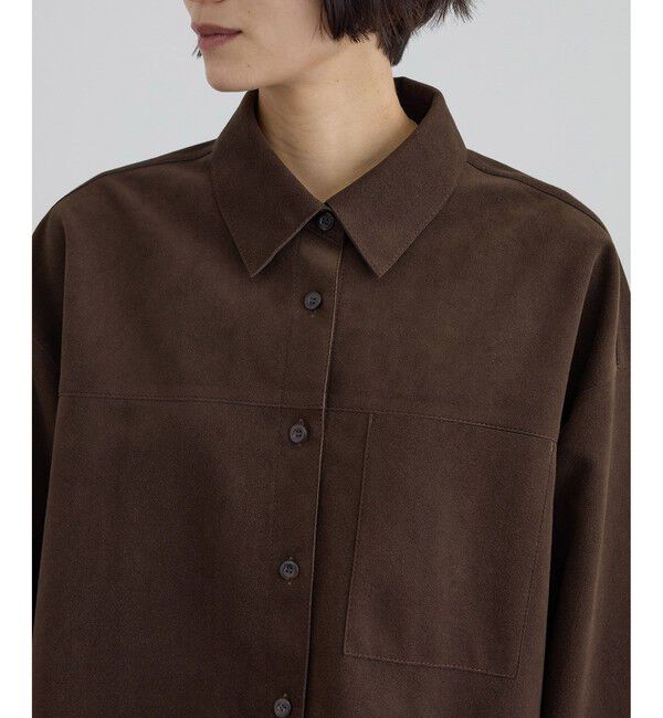 SALON adam et rope'「Ultrasuede(R)オーバーシャツ / セットアップ対応」|シャツ・ブラウス|