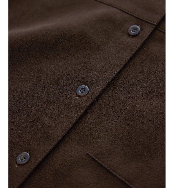 SALON adam et rope'「Ultrasuede(R)オーバーシャツ / セットアップ対応」|シャツ・ブラウス|