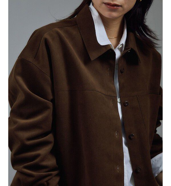 SALON adam et rope'「Ultrasuede(R)オーバーシャツ / セットアップ対応」|シャツ・ブラウス|