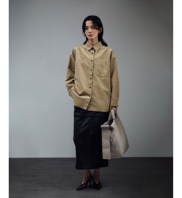 SALON adam et rope'「Ultrasuede(R)オーバーシャツ / セットアップ対応」|シャツ・ブラウス|