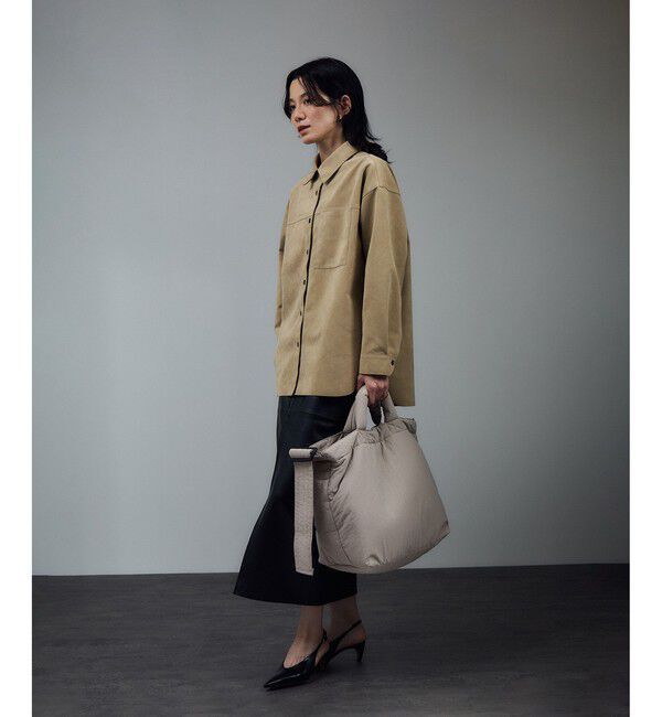 SALON adam et rope'「Ultrasuede(R)オーバーシャツ / セットアップ対応」|シャツ・ブラウス|