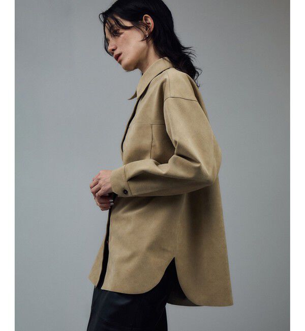 SALON adam et rope'「Ultrasuede(R)オーバーシャツ / セットアップ対応」|シャツ・ブラウス|