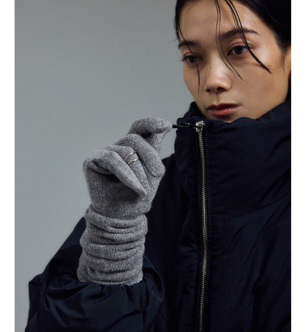 SALON adam et rope'「【William Brunton】2ply ロンググローブ カールトップ」|手袋|