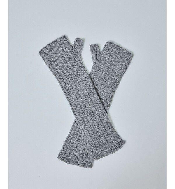 SALON adam et rope'「【William Brunton】3 ply 2&times;1 リブ ロングリストウォーマー」|手袋|