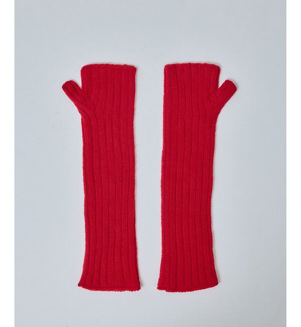 SALON adam et rope'「【William Brunton】3 ply 2&times;1 リブ ロングリストウォーマー」|手袋|