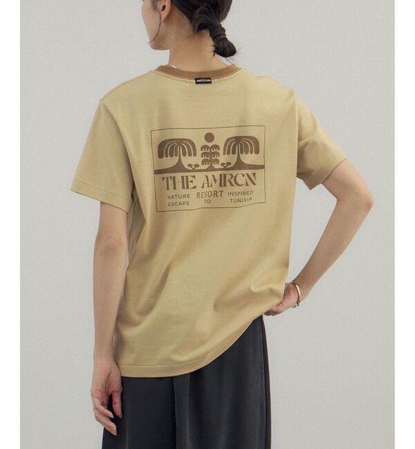 SALON adam et rope'「【Americana（アメリカーナ） for SALON】リンガーT」|Tシャツ・カットソー|