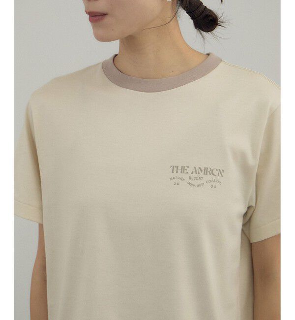 SALON adam et rope'「【Americana（アメリカーナ） for SALON】リンガーT」|Tシャツ・カットソー|