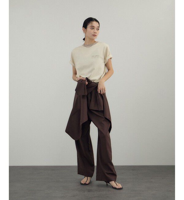 SALON adam et rope'「【Americana（アメリカーナ） for SALON】リンガーT」|Tシャツ・カットソー|