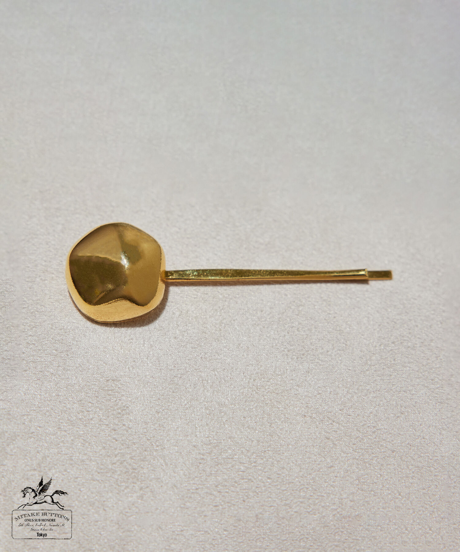 ROP&Eacute;「【MITAKE BUTTON】モチーフヘアピン」|その他|ゴールド(90)