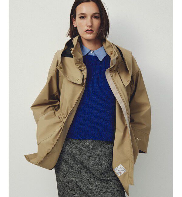 ROPE「【Mizuno for ROPE'】ギャザーミドルブルゾン」|ブルゾン・スタジャン|ベージュ(27)