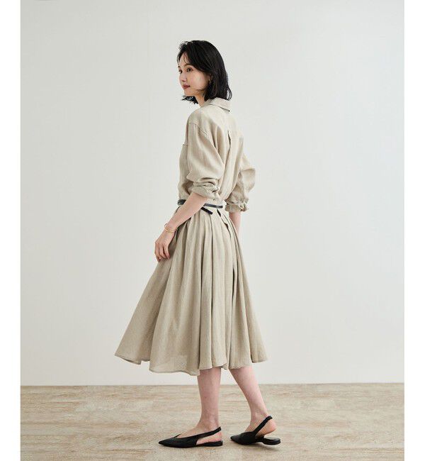 ROPE「【洗える】ヨーロピアンリネンベーシックシャツ/一部セットアップ対応」|シャツ・ブラウス|