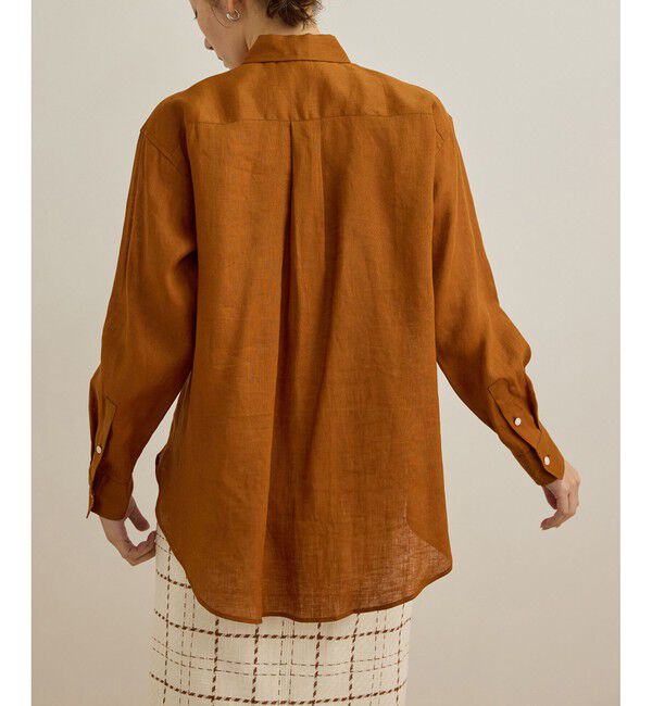 ROPE「【洗える】ヨーロピアンリネンベーシックシャツ/一部セットアップ対応」|シャツ・ブラウス|