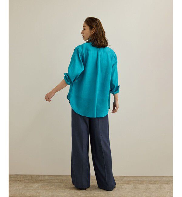 ROPE「【洗える】ヨーロピアンリネンベーシックシャツ/一部セットアップ対応」|シャツ・ブラウス|