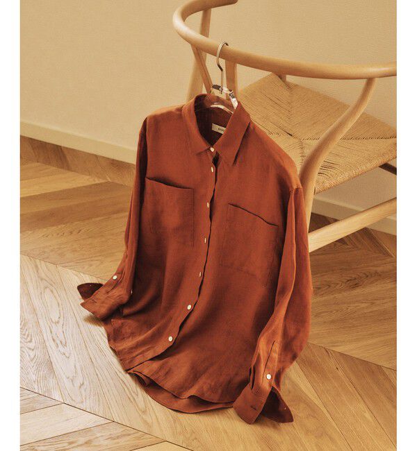 ROPE「【洗える】ヨーロピアンリネンベーシックシャツ/一部セットアップ対応」|シャツ・ブラウス|