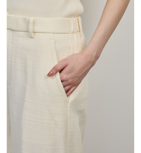 ROPE「MANTECO(マンテコ) コットンライトツイードパンツ/イージーケア」|チノ|