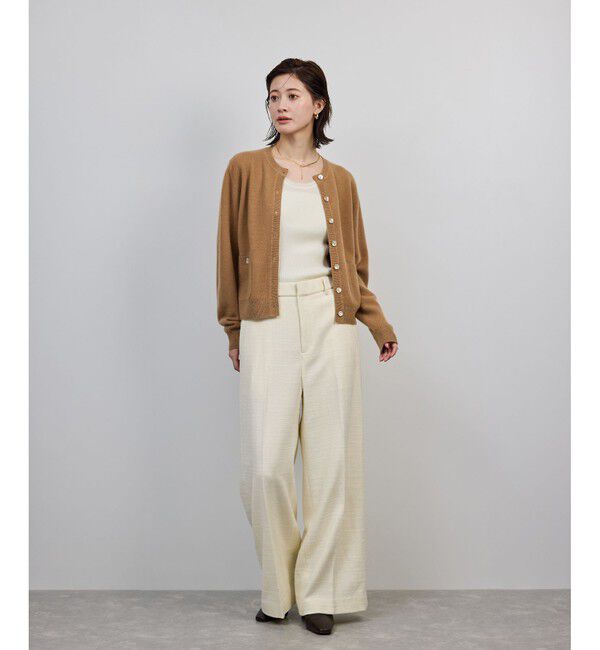 ROPE「MANTECO(マンテコ) コットンライトツイードパンツ/イージーケア」|チノ|