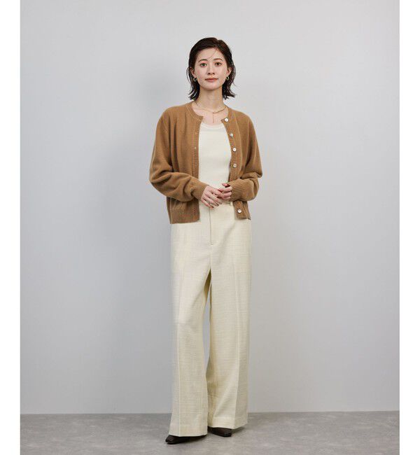 ROPE「MANTECO(マンテコ) コットンライトツイードパンツ/イージーケア」|チノ|