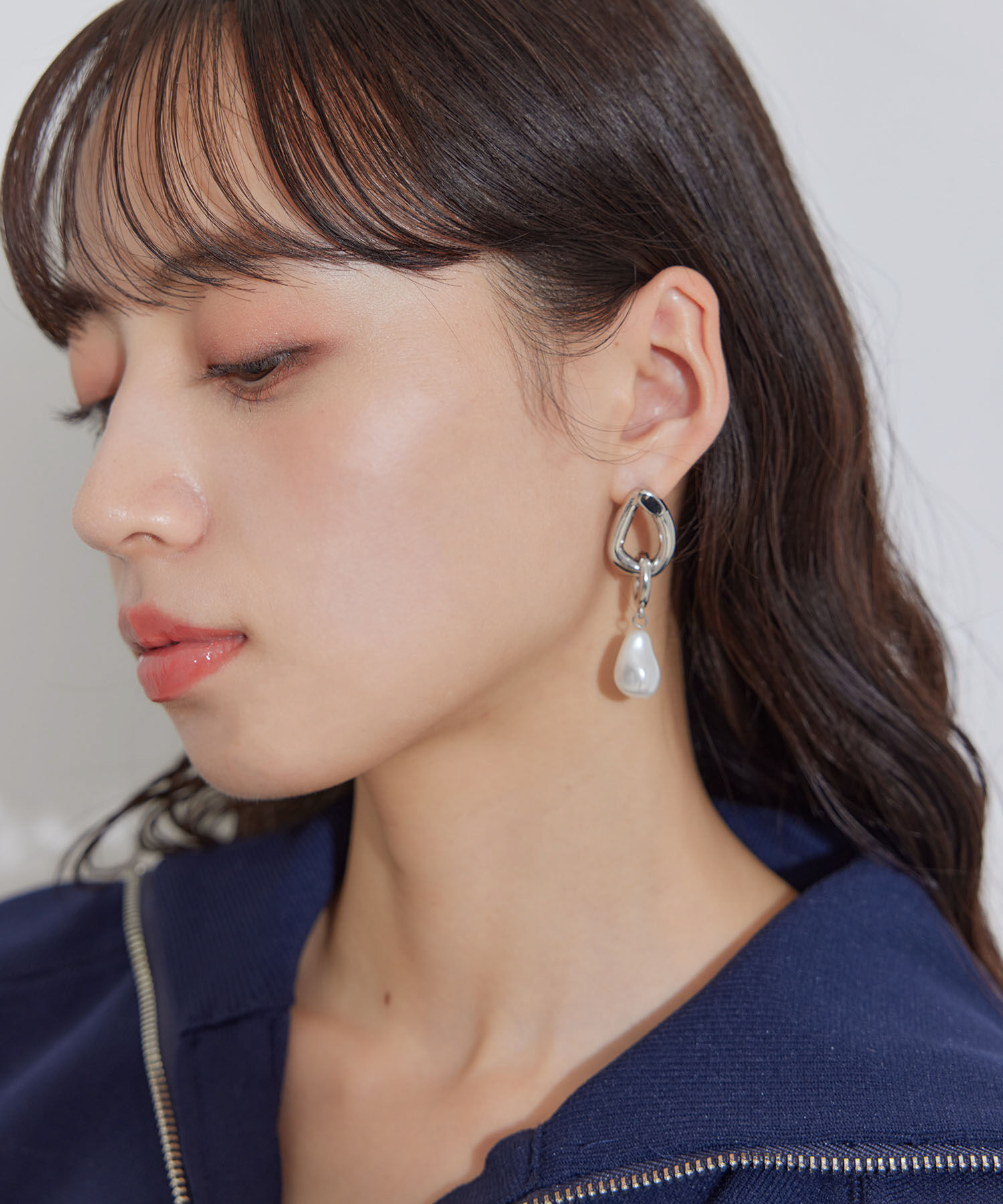 VIS「しずくメタルパールピアス」|ピアス|