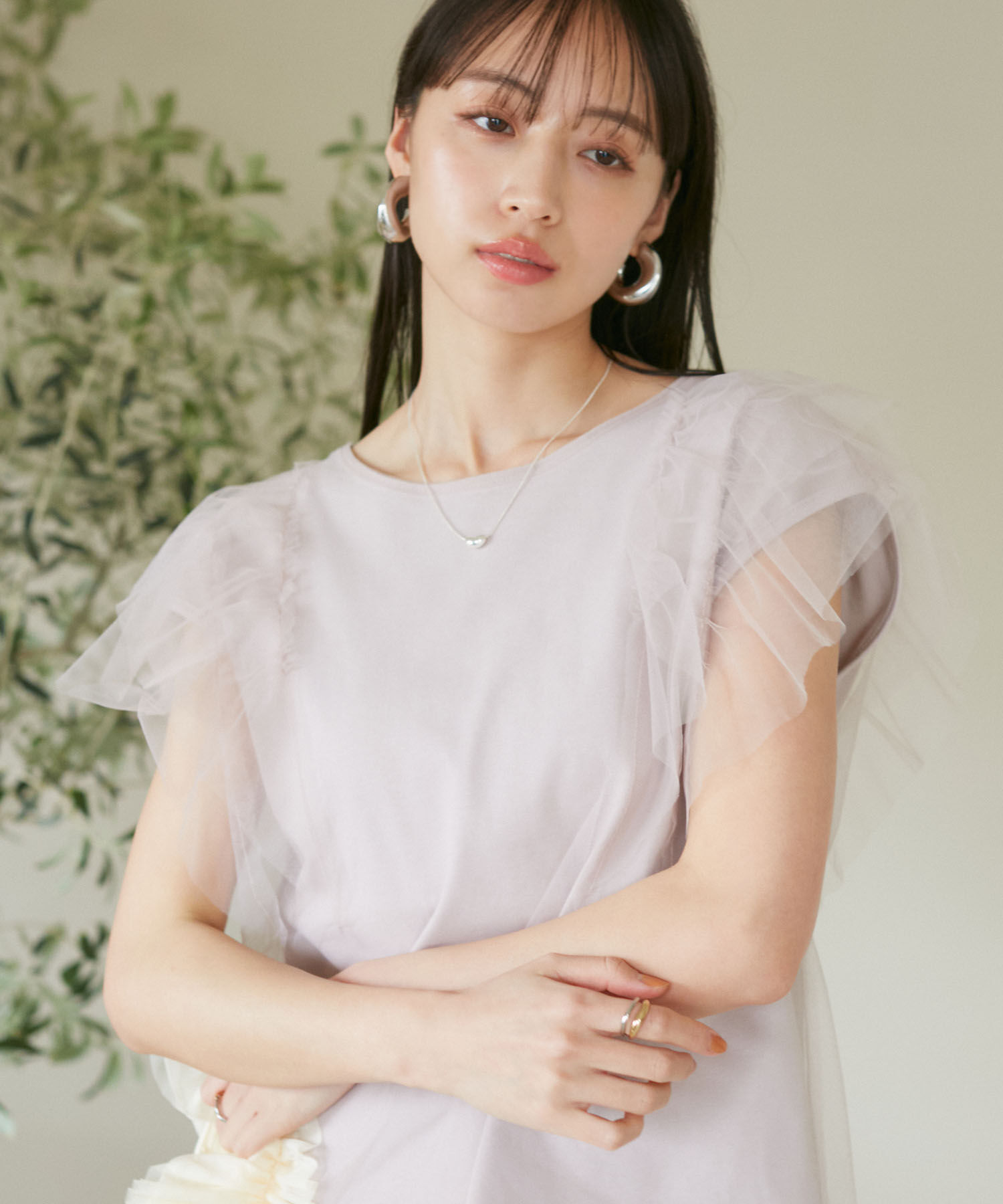 VIS「メタルボリュームフープピアス」|ピアス|