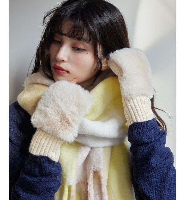 VIS「フィンガーレスファーアームウォーマー」|手袋|キナリ(16)