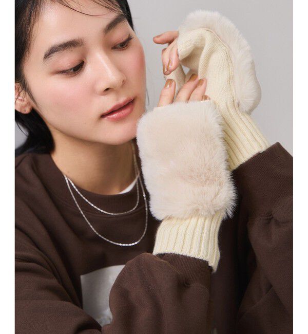 VIS「フィンガーレスファーアームウォーマー」|手袋|