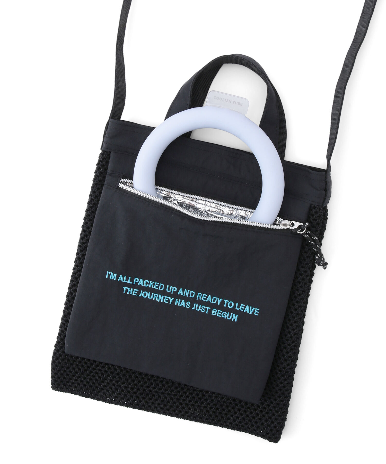 ROPE PICNIC PASSAGE「アイスリング保冷ポケット付スクエアメッシュショルダーバッグ」|ショルダー・メッセンジャー|